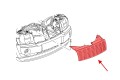 JEEP GRAND CHEROKEE WK 2005-2007 PRZED LIFTINGIEM GRILL ATRAPA CHŁODNICY 55156814AE