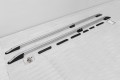 VOLKSWAGEN T6 (WERSJA DŁUGA) RELINGI DACHOWE ALUMINIOWE SREBRNE