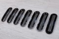 JEEP WRANGLER JK 2007-2018 STYLIZACYJNE WKŁADKI GRILLA CZARNE ABS