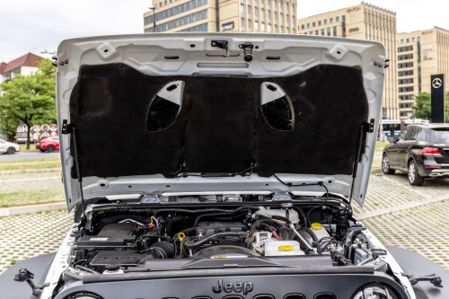 JEEP WRANGLER JK SIŁOWNIKI GAZOWE MASKI PRZEDNIEJ