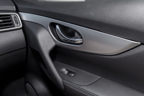 NISSAN X-TRAIL III T32 2014+ SATYNOWE NAKŁADKI KLAMEK WEWNĘTRZNYCH