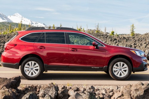 SUBARU OUTBACK 2015 CHROMOWANE NAKŁADKI NA KLAMKI POD SENSOR