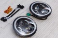 JEEP WRANGLER JL 2018+ LAMPY LED PRZEDNIE 7'' HALO EYES 60W 4300 LUMENÓW