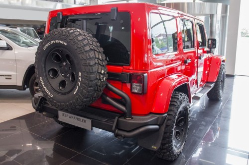 JEEP WRANGLER JK MOCOWANIE KOŁA ZAPASOWEGO DO ZDERZAKA