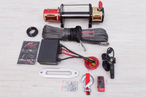 WYCIĄGARKA DRAGON WINCH MAVERICK 12000 HD 12V LINA SYNTETYCZNA