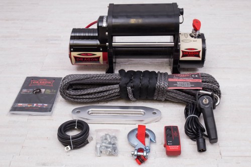 WYCIĄGARKA DRAGON WINCH MAVERICK 12000 HDI 12V LINA SYNTETYCZNA