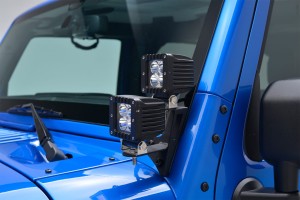 JEEP WRANGLER JK 2007-2018 MOCOWANIE LAMP DODATKOWYCH NA SŁUPEK PRZEDNI
