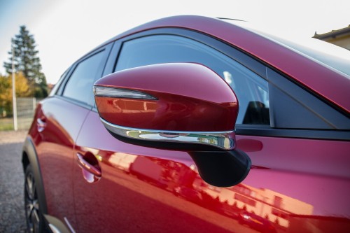MAZDA CX-3 2015+ DEKORACYJNE LISTKI NA LUSTERKA CHROM