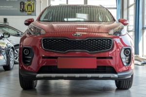 KIA SPORTAGE IV 2016-2018 PRZED LIFTINGIEM DOKŁADKI ZDERZAKÓW GŁADKIE ABS