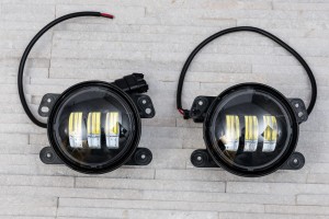 JEEP CHEROKEE 2014+ LAMPY PRZECIWMGIELNE LED PRZEDNIE 4"