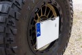 JEEP WRANGLER JK MOCOWANIE TABLICY DO KOLA ZAPASOWEGO ZE ŚWIATŁEM STOP LED