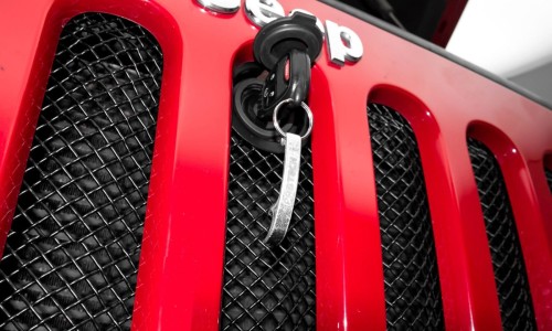 JEEP WRANGLER JK ZAMEK MASKI NA KLUCZ DODATKOWY