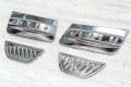 RANGE ROVER EVOQUE L538 2011-2014 PRZED LIFTINGIEM OZDOBNE NAKŁADKI HALOGENÓW PRZEDNICH