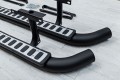 LAND ROVER DEFENDER 110 STOPNIE BOCZNE PROGI RURY STYL SVX SREBRNE