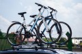 BAGAŻNIK ROWEROWY NA RELINGI SREBRNY