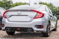 HONDA CIVIC X 2016-2021 SEDAN DYFUZOR DOKŁADKA ZDERZAKA TYLNEGO