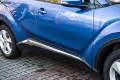 TOYOTA C-HR 2016+ OZDOBNE LISTWY DRZWI STAL
