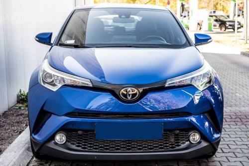 TOYOTA C-HR 2016+ NAKŁADKI HALOGENÓW PRZÓD CHROM