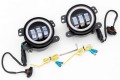 JEEP WRANGLER JK 2007-2018 LAMPY PRZEDNIE PRZECIWMGIELNE 4'' LED 30W 1500 LUMENÓW