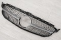 MERCEDES C-CLASS W205 2014-2018 PRZED FACELIFTINGIEM GRILL DIAMOND SREBRNY