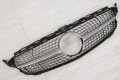 MERCEDES C-CLASS W205 2014-2018 PRZED FACELIFTINGIEM GRILL DIAMOND SREBRNY