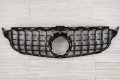 MERCEDES C-CLASS W205 2019-2021 PO FACELIFTINGU GRILL GT PANAMERICANA SREBRNY