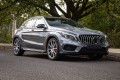 MERCEDES GLA X156 2017-2020 PO LIFTINGU GRILL GT PANAMERICANA SREBRNY