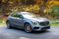 MERCEDES GLA X156 2017-2020 PO LIFTINGU GRILL GT PANAMERICANA SREBRNY