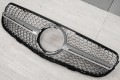 MERCEDES GLC COUPE C253 2015-2019 PRZED LIFTINGIEM GRILL DIAMOND SREBRNY