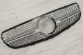 MERCEDES GLC COUPE C253 2015-2019 PRZED LIFTINGIEM GRILL DIAMOND Z KAMERĄ SREBRNY