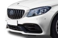 MERCEDES C-CLASS W205 2019+ Z KAMERĄ GRILL GT PANAMERICANA SREBRNY