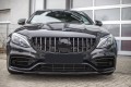 MERCEDES C-CLASS W205 2019+ Z KAMERĄ GRILL GT PANAMERICANA SREBRNY