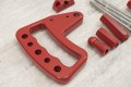 JEEP WRANGLER JK 2007-2018 METALOWE UCHWYTY OFF-ROAD CZERWONE