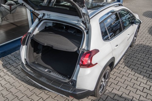 PEUGEOT 2008 2013-2019 OCHRONNA LISTWA ZDERZAKA TYLNEGO WZÓR KARBON