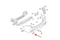 MAZDA 3 I 2004-2009 TYLNY ODBLASK ZDERZAKA PRAWY D350515L0E