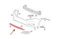 HONDA CIVIC X SEDAN 2016-2019 PRZED LIFTINGIEM DYFUZOR DOKŁADKA ZDERZAKA TYLNEGO 71502TBAA00