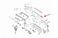 MERCEDES GL X164 2006-2009 LEWY ODBLASK LAMPA TYLNEGO ZDERZAKA A1648201174