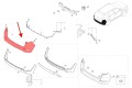 HYUNDAI TUCSON III 2015-2018 PRZED LIFTINGIEM ZDERZAK TYLNY GÓRNY 86611-D7000