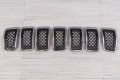 JEEP CHEROKEE V KL 2018-2023 PO FACELIFTINGU WKŁADKI KRATKI ATRAPY GRILL PRZÓD CHROM 6FM74SZ0AB