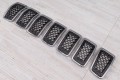JEEP CHEROKEE KL 2019+ WKŁADKI KRATKI ATRAPY GRILL PRZÓD CHROM 6FM74SZ0ABaJEEP CHEROKEE V KL 2018-2023 PO FACELIFTINGU WKŁADKI KRATKI ATRAPY GRILL PRZÓD CHROM 6FM74SZ0AB
