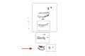JEEP COMPASS II MP 2017-2020 RAMKA HALOGENU ABS CZARNA LEWA 5UQ01RXFAB