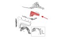 JEEP GRAND CHEROKEE WK2 2010-2020 WZMOCNIENIE ĆWIARTKA PRZEDNIA PRAWA 68083018AE