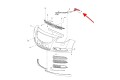 OPEL INSIGNIA A 2008-2013 PRZED LIFTINGIEM ŚLIZG PRZEDNIEGO ZDERZAKA LEWY 13238441