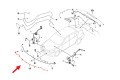 BMW SERIA 5 F10 2010-2017 WIĄZKA PRZEWODÓW PARKOWANIA PDC PRZÓD 61129220701