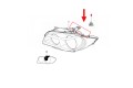 BMW SERIA 7 G11 2015+ KOSTKA WTYCZKA LAMPY REFLEKTORA 61132359991