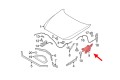 BMW SERIA 4 F32 F32N 2013-2020 ZAWIAS POKRYWY MASKI LEWY 41617286343