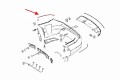 MERCEDES C-CLASS III W204 2011-2014 PO FACELIFTINGU LISTWA TYLNEGO ZDERZAKA PRAWA A2048853021