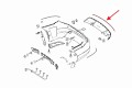 MERCEDES C-CLASS W204 2011-2014 PO FACELIFTINGU LISTWA TYLNEGO ZDERZAKA ŚRODKOWA A2048853121