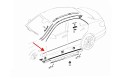 MERCEDES E-CLASS W212 2013-2016 PO FACELIFTINGU CHROMOWANA LISTWA PRZEDNIEGO BŁOTNIKA LEWA A2126904382