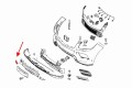 MERCEDES ML W166 2011-2015 CHROMOWANA ZAŚLEPKA PRZEDNIEGO ZDERZAKA A1668851223
